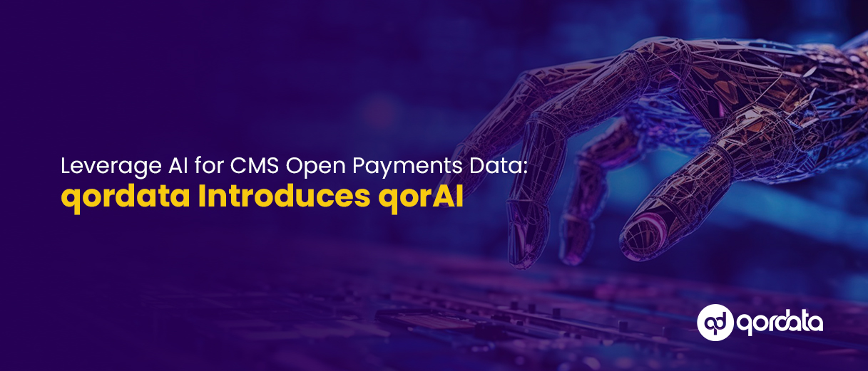 Leverage AI for CMS Open Payments Data qordata Introduces qorAI